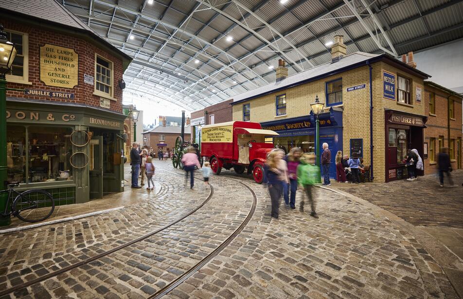 An overview of the buildings of the living museum