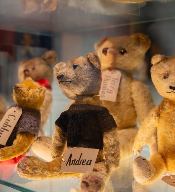 A collection of vintage teddy's